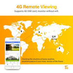 ESCAM QF450 HD 1080P 4G US Version Solar Powered IP Camera without Memory, Support Two - way Audio & PIR Motion Detection & Night Vision & TF Card - Trustpick