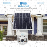 ESCAM QF480 US Version HD 1080P IP66 Waterproof 4G Solar Panel PT IP Camera without Battery, Support Night Vision / Motion Detection / TF Card / Two Way Audio - Trustpick