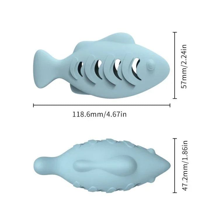 Fish Shape Silicone Cat Toy - Trustpick