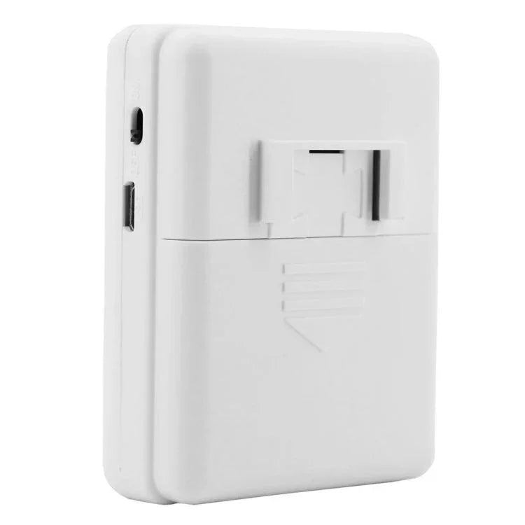 FY - 0256 2 in 1 PIR Infrared Sensors (Transmitter + Receiver) Wireless Doorbell Alarm Detector for Home / Office / Shop / Factory, EU Plug - Trustpick