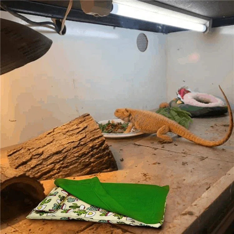 Gecko Lizard Reptile Sleeping Bag With Pillow Hamster Pet Sleeping Bag - Trustpick