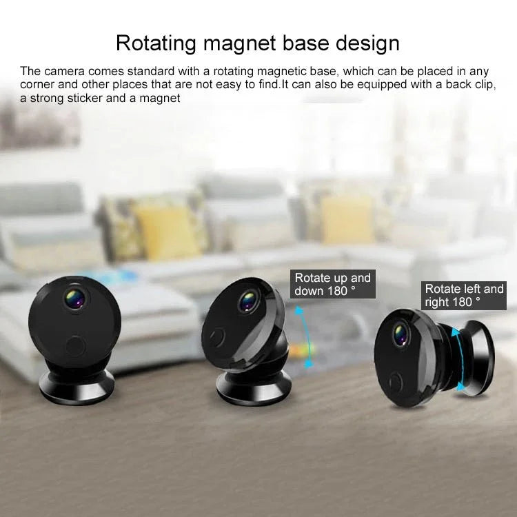 HDQ15 HD 1080P WIFI Mini Camera, with IR Night Vision & Remote Surveillance - Trustpick