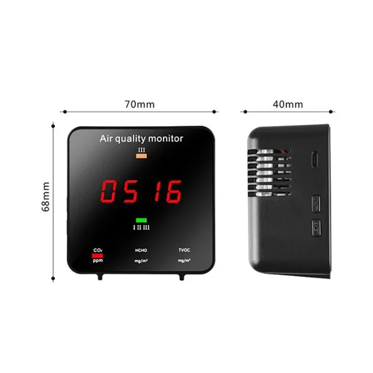 JSM - 131 Portable CO2 TVOC Formaldehyde Carbon Dioxide Detector - Trustpick