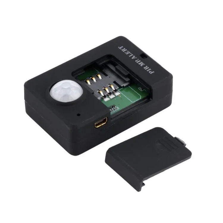 Mini PIR Alert Sensor Wireless Infrared GSM Alarm Monitor Motion Detector Detection Home Anti - theft System, EU Plug - Trustpick