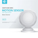 NEO NAS - PD02W Wireless WiFi PIR Detector Motion Sensor, with Magnet Bracket & Support Android / IOS systems & Ultra - bright Red LED - Trustpick
