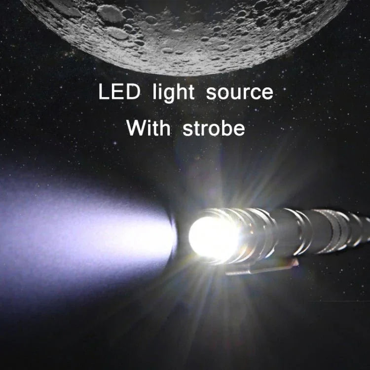P08 Outdoor LED With Flashing Tungsten Steel Window Breaking Self - Defense Pen - Trustpick
