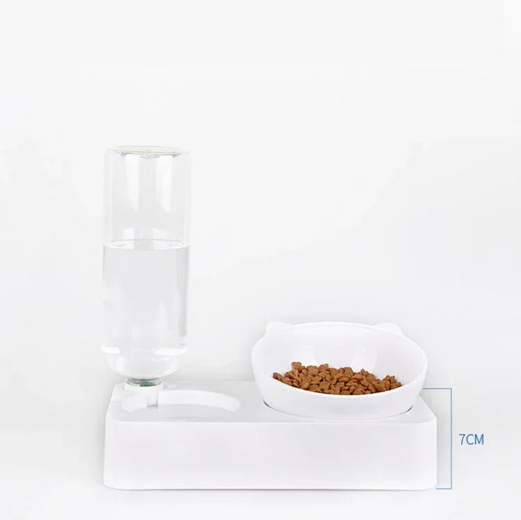 Pet Bowl Anti - tipping Automatic Drinking Water Feeding Bowl - Trustpick
