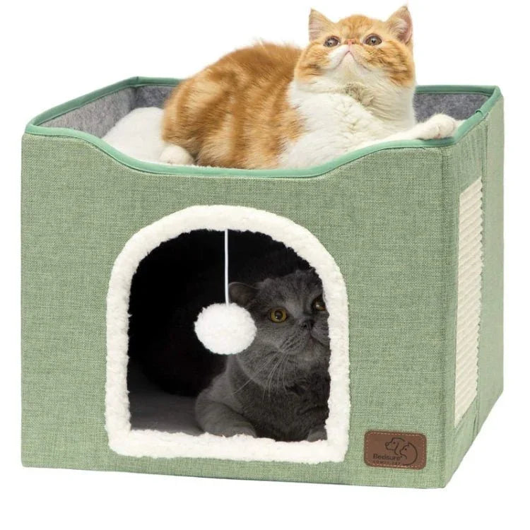 Pet Stool Pet Kennel Indoor Foldable Storage Stool Cat Dog Kennel - Trustpick