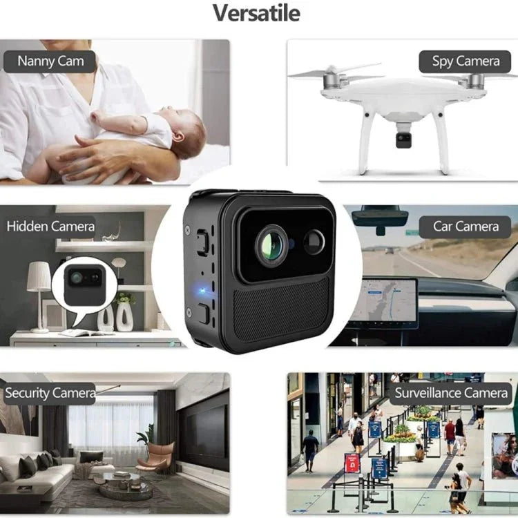 R9 Portable Cell Phone Remote Webcam Home Wireless WiFi Camera HD Night Vision Monitor Camera - Trustpick