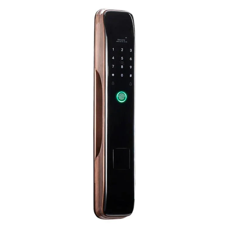Smart Wifi Anti - Theft Fingerprint Password Lock Mobile Phone Remote Control Electronic Door Lock Magnetic Card Lock - Trustpick