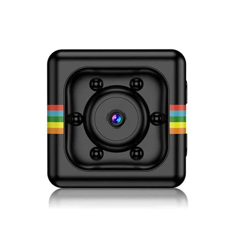 SQ11 Mini DV HD 960P 6 LEDs Sport Recorder Camera with Holder, Support Monitor Detection & IR Night Vision & TF Card - Trustpick
