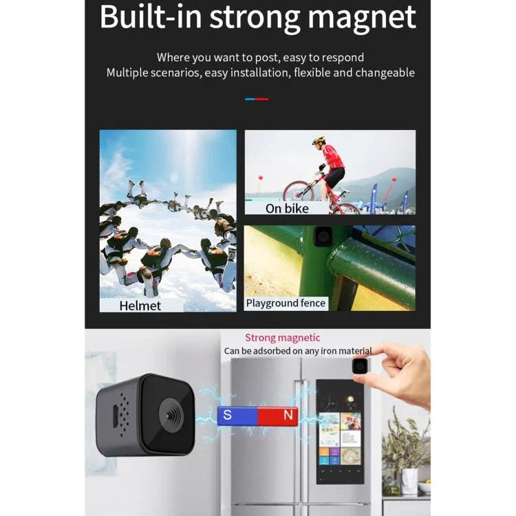 SQ28 1080P Mini Waterproof HD Smart Camera, Support Night Vision - Trustpick
