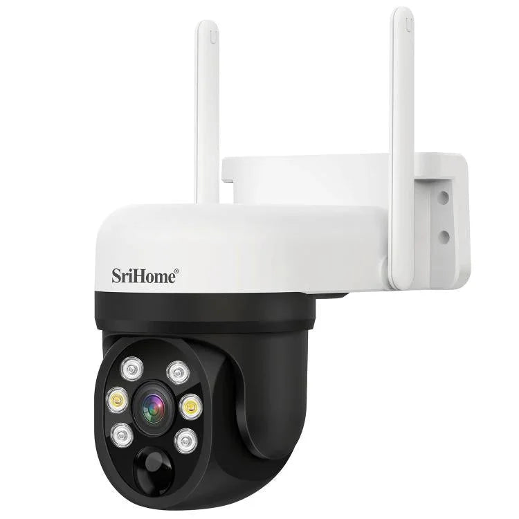 SriHome DH006 4MP 2K Low Power Consumption Wireless Security Camera System with Solar Panel - Trustpick
