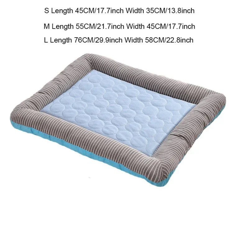 Summer Ice Silk Nest Pads Small and Medium - sized Multifunctional Cool Pet Nest Dog Cat Pad - Trustpick