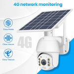 T16 1080P Full HD 4G (US Version) Network Monitoring Solar Powered Camera, Support PIR + Radar Alarm, Night Vision, Two Way Audio, TF Card - Trustpick