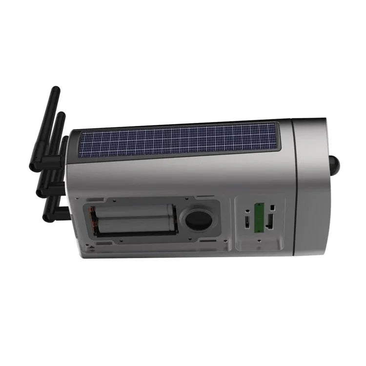 T8 1080P Full HD Solar Battery Ultra Low Power Sound Light Alarm Network Camera, Support Motion Detection, Night Vision, Two Way Audio, TF Card - Trustpick