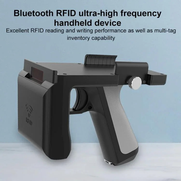 UHF RFID Radio Frequency High Performance Handheld Back Clip Bluetooth Communication Reader, Style: Bluetooth RFID Reading and Writing + One/Two - dimensional Code Scanning - Trustpick