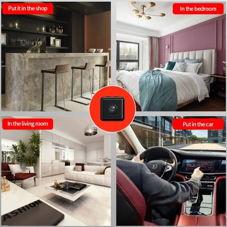 X6D 720P Wireless Home Mini Surveillance Camera, Support Infrared Night Vision & Motion Detection & TF Card - Trustpick