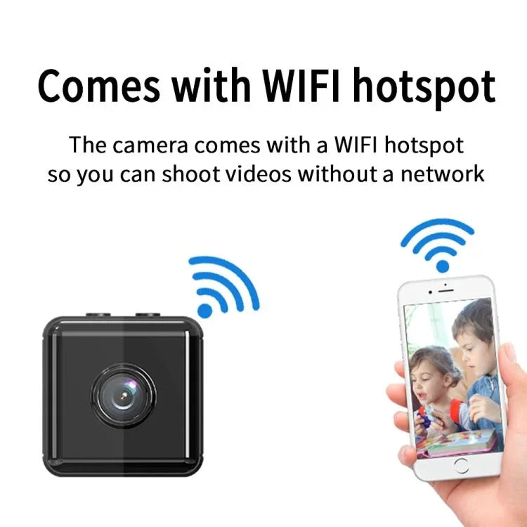 X6D HD 1080P Wireless Home Mini Surveillance Camera, Support Infrared Night Vision & Motion Detection & TF Card - Trustpick