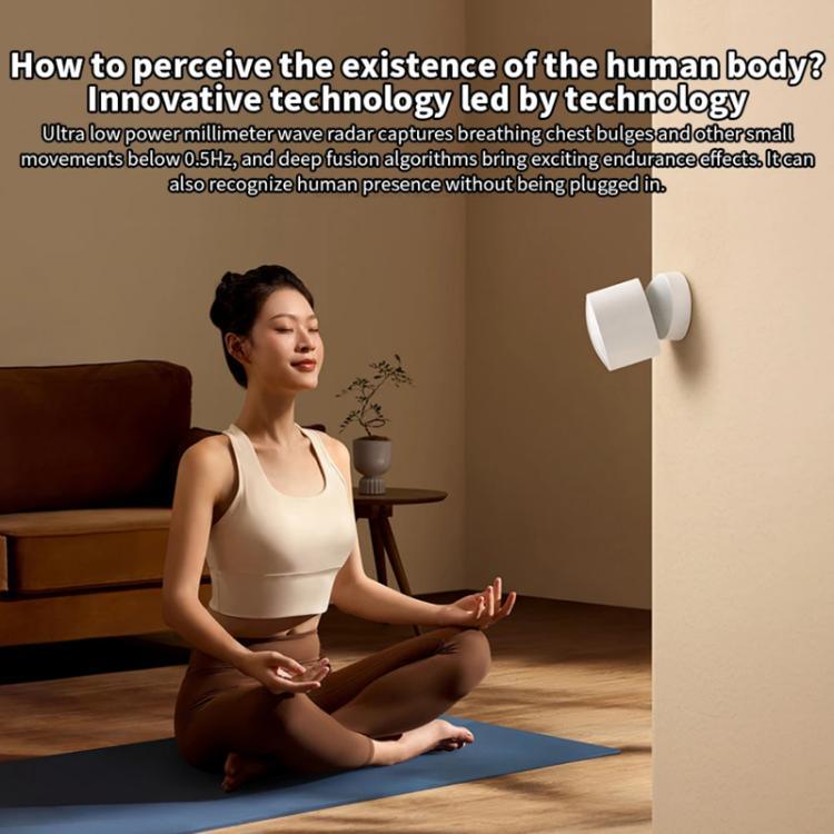Xiaomi Presence Sensor XMOSB01XS Smart Wireless Home Connection Bluetooth 5.0 Body Motion Sensors - Trustpick